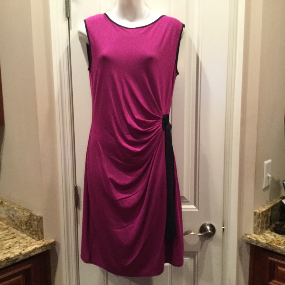 Saint Tropez West Pink Fuschia Black Dress…